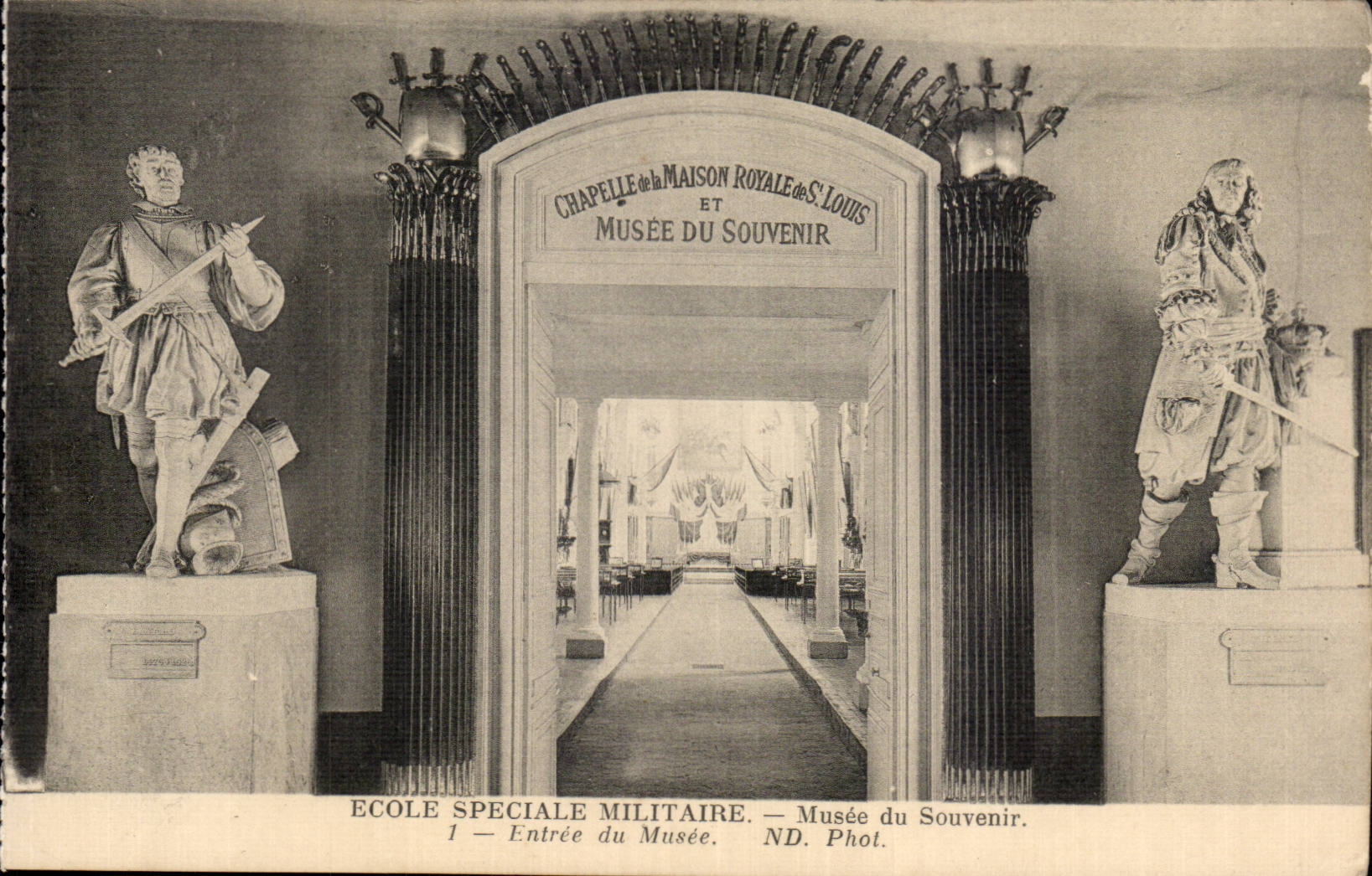 Paris - 7 - Ecole Speciale Militaire - Musee du Souvenir - Entree du Musee - CPA 