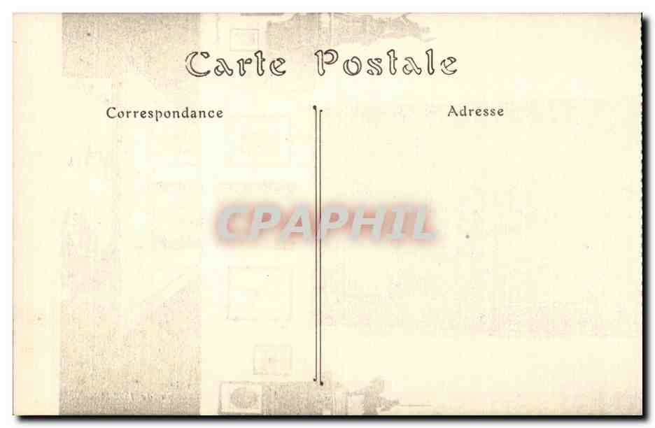 Saint Cyr - Ecole Speciale Militaire - Buste en bronze de Pierre en roi de Serbie - CPA  — Back