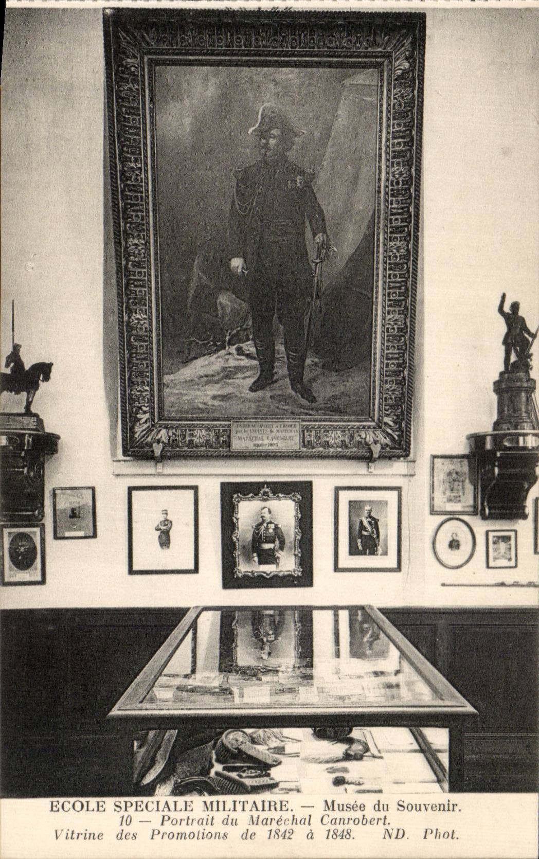 Saint Cyr - Ecole Speciale Militaire - Portrait du Marechal de Canrobert - CPA 