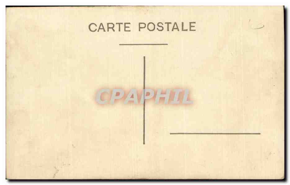 CARTE PHOTO Enfants a la plage  — Verso