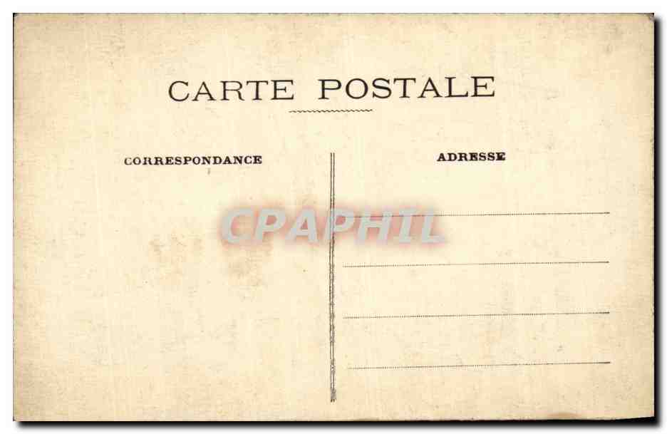 CARTE PHOTO Femmes au bain  — Verso