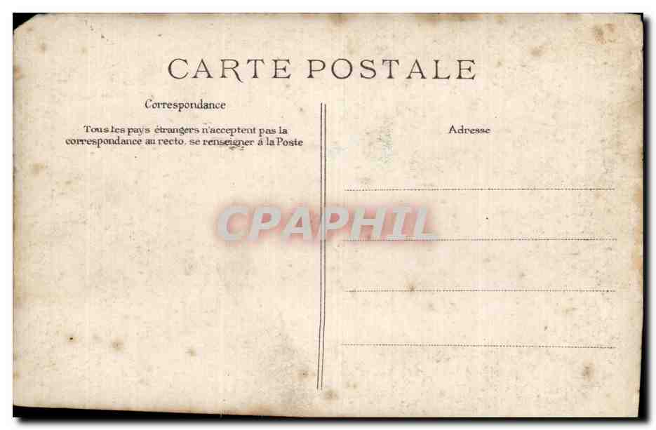 CPA Les timbres et leur langage Semeuse — Rückseite