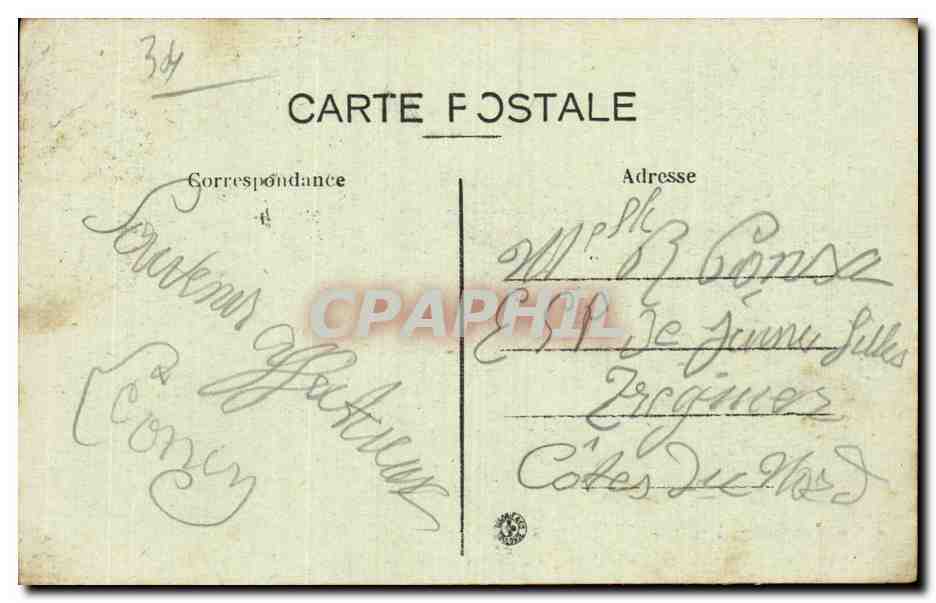 Lamalou le Haut - Cascades au Petit Vichy - CPA — Back