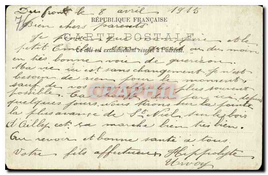Rouen - Bon Secours - La Cimetiere et l Eglise - CPA — Rückseite