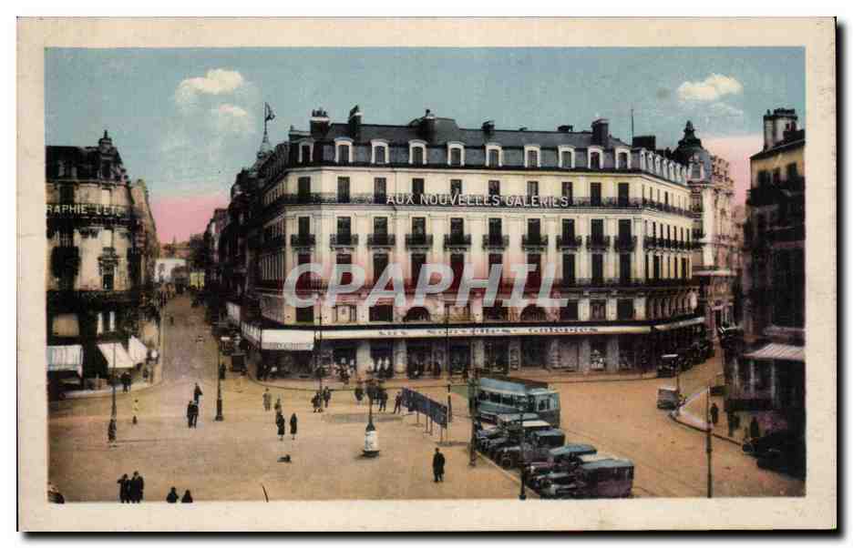 CPA Angers La place du ralliement Rue d Alsace