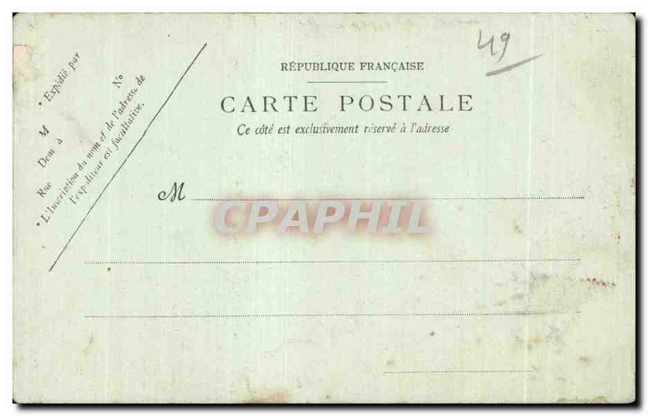 CPA Angers Vieilles maisons de la rue de l Oisellerie — Rückseite