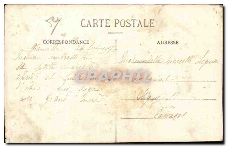 CPA Granville Terre Neuvas a quai dans le petit bassin — Reverso
