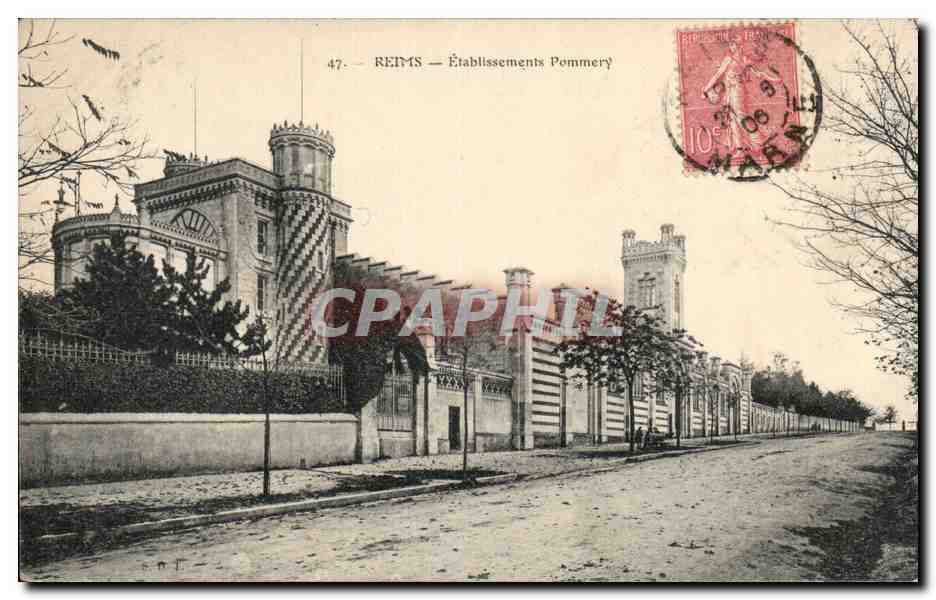 Reims — Établissements Pommery — CPAPHIL 47