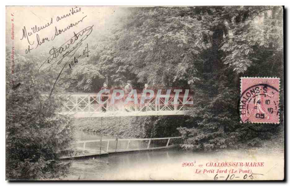 Le Petit Jard (Le Pont) — Châlons-sur-Marne — Collection R. F.