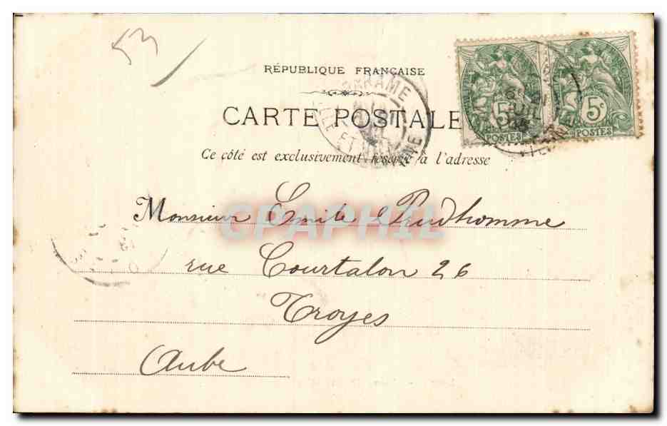 CPA Laval Notre Dame des Cordeliers — Rückseite