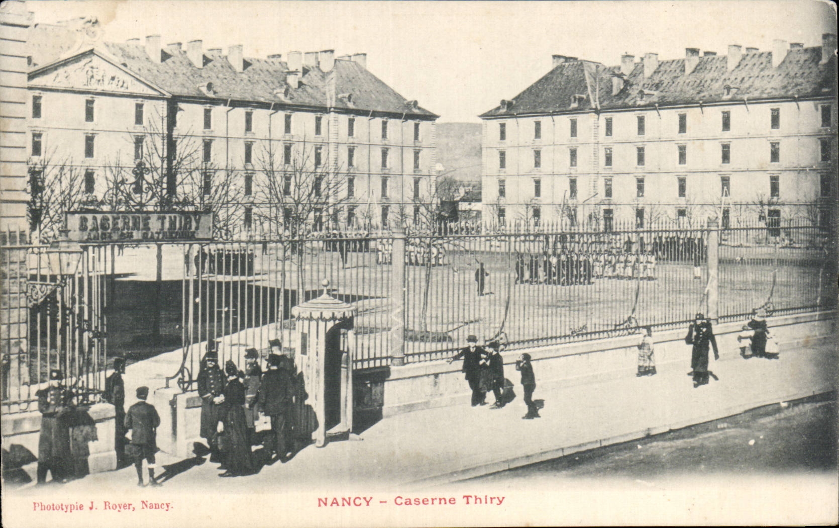 NANCY — Caserne Thiry — Phototypie J. Royer, Nancy