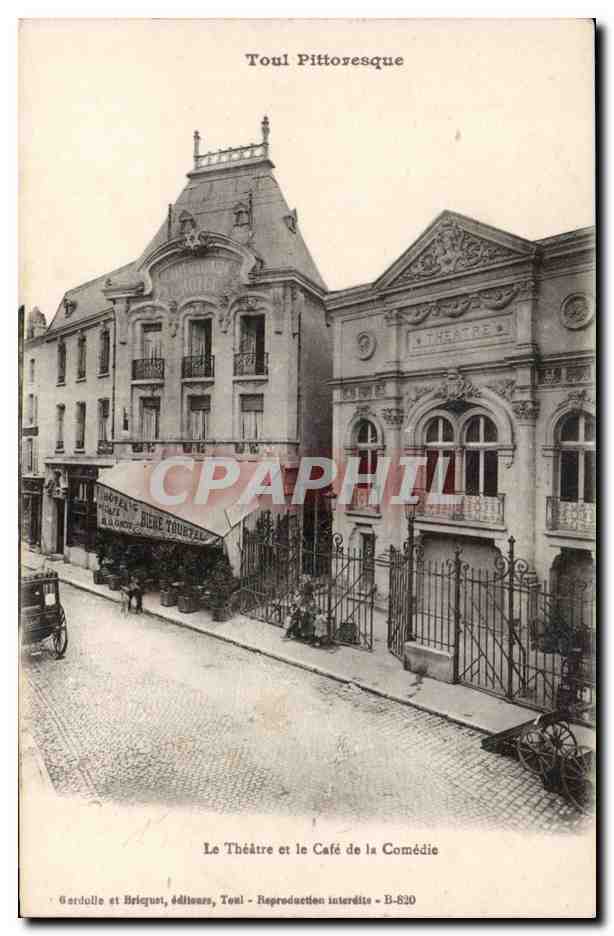 CPA Toul Le theatre et cafe de la comedie 