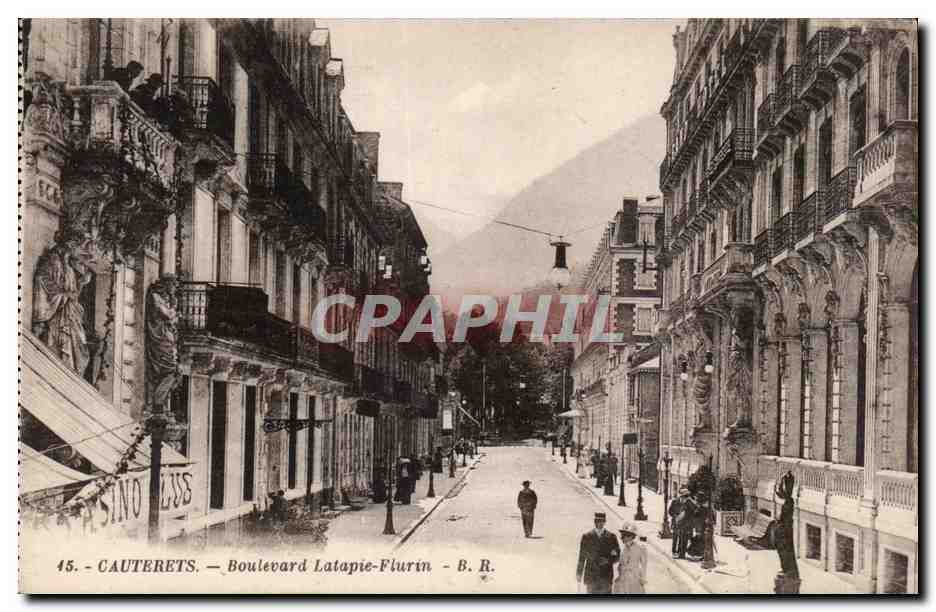 Cauterets — Boulevard Latapie-Flurin — Bloc frères, Bordeaux