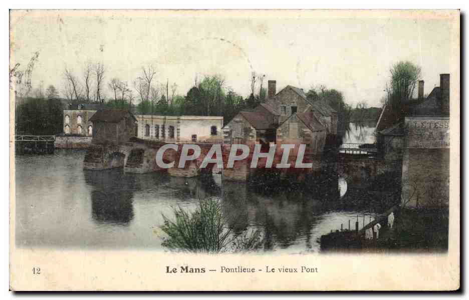 Le Mans — Pontlieue — Le vieux Pont