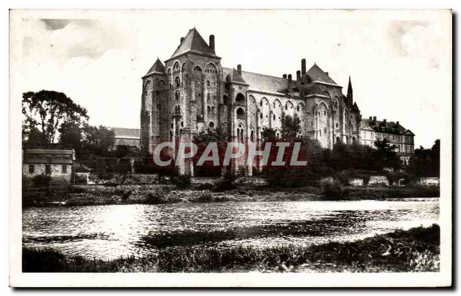 CPSM Sable sur Sarthe l abbaye de Solesmes