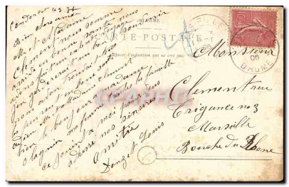CPA Fantaisie Poisson Brochet 1er avril Paques Easter — Rückseite
