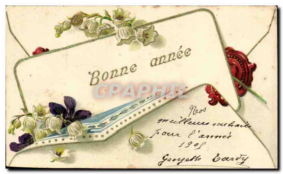 CPA Fantaisie Feurs Bonne annee