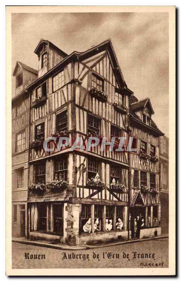 Rouen - L Auberge de l Eau de France - CPA 