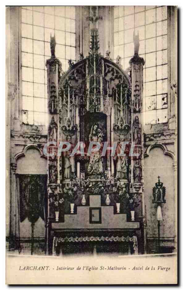 Larchant - Eglise Saint Matburin - CPA 