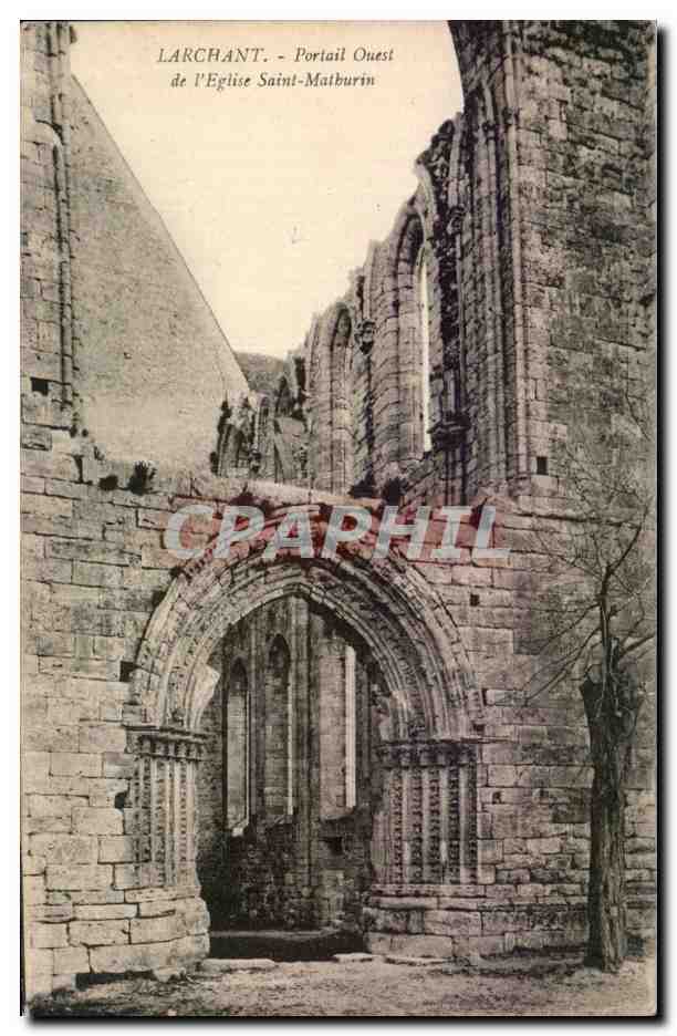 Larchant - Eglise Saint Matburin - CPA 