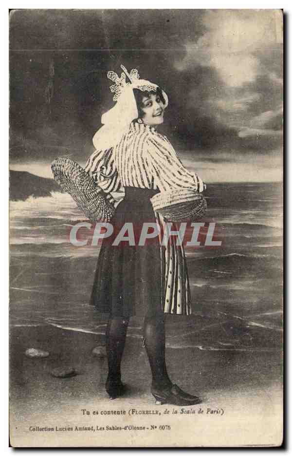 Folklore - Costumes - Sables d Olonne - Sablaise - CPA 
