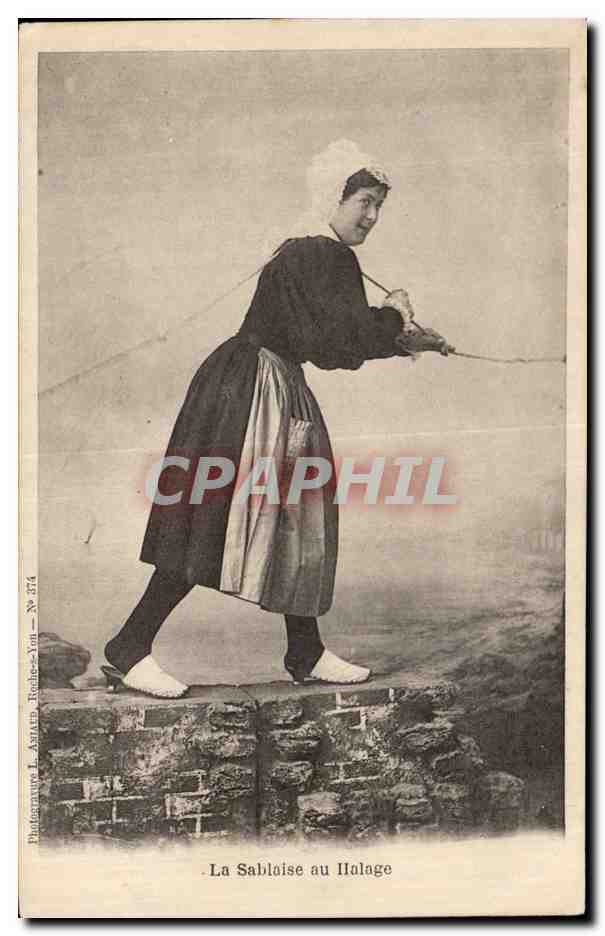 Folklore - Costumes - Sables d Olonne - Sablaise - CPA 