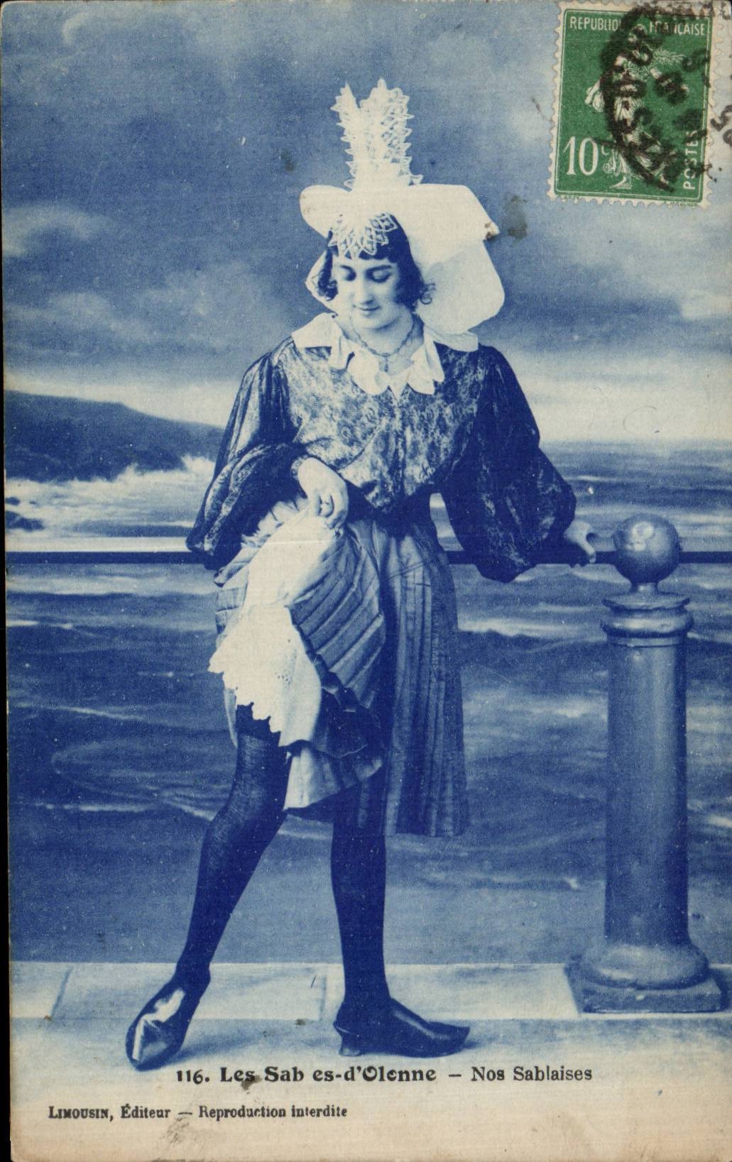 Folklore - Costumes - Sables d Olonne - Sablaise - CPA 