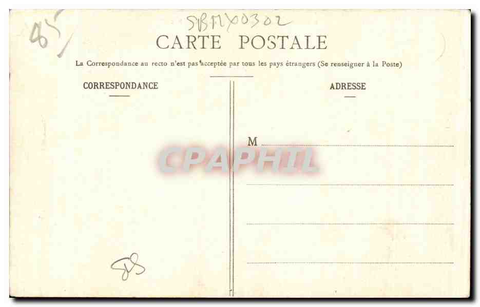 Folklore - Costumes - Sables d Olonne - Sablaise - CPA — Verso