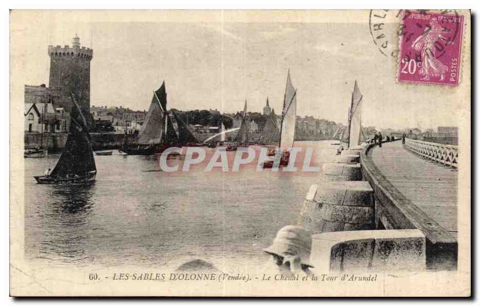 Les Sables d'Olonne (Vendée) - Le Chenil et la Tour d'Arundel
