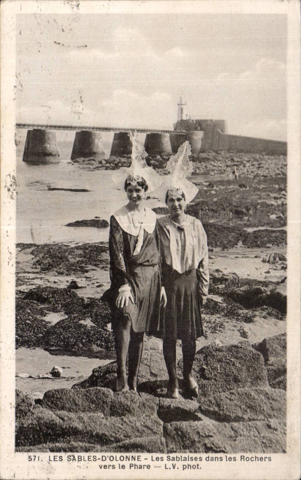 Folklore - Costumes - Sables d Olonne - Sablaise - CPA