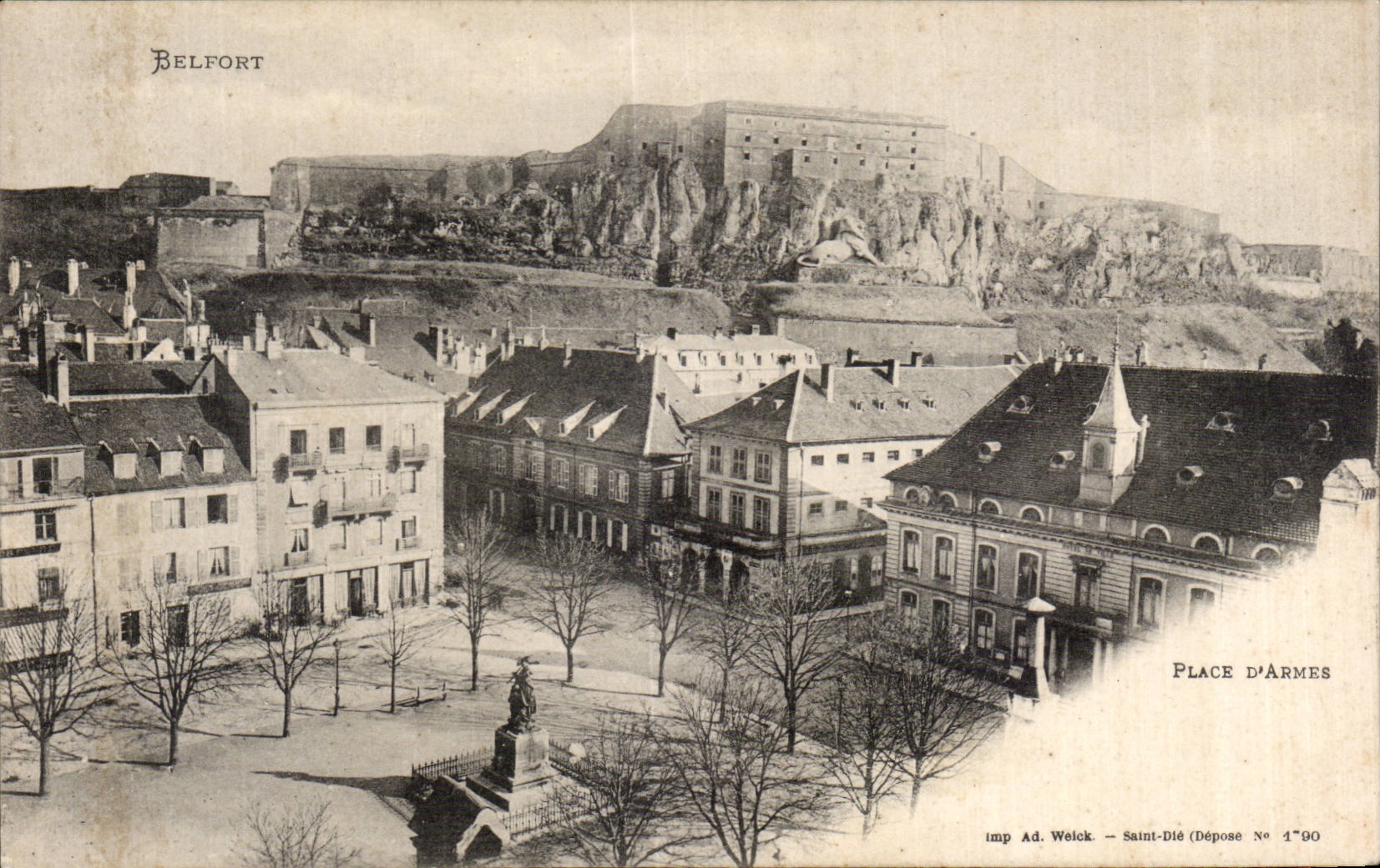 Belfort - Place d Armes - CPA