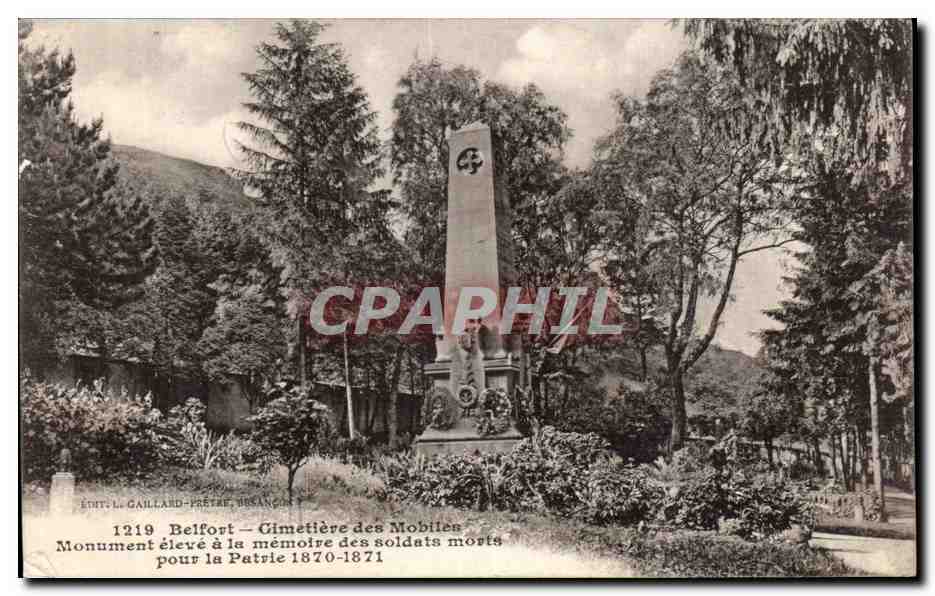 Belfort - Cimetiere des Mobilen - CPA 