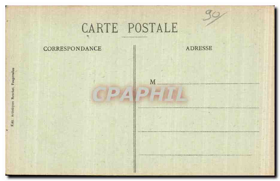 Belfort - La Cathedrale St Christoph - CPA  — Verso