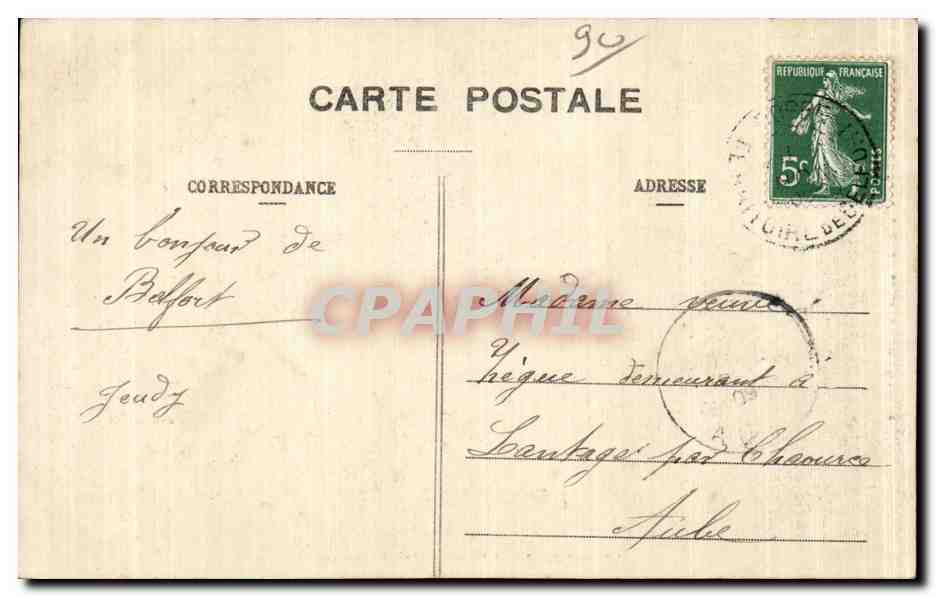 Belfort - Le Pont Carnot - CPA  — Back