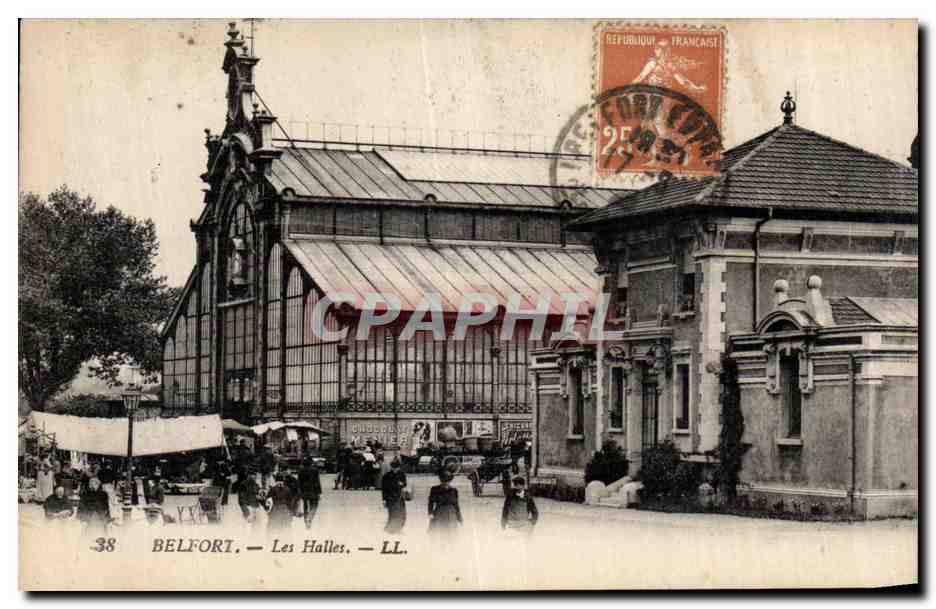 Belfort - Les Halles - CPA 
