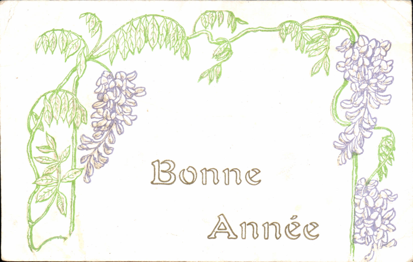 Fetes - Voeux - Bonne Annee - New Year - Pattern - CPA