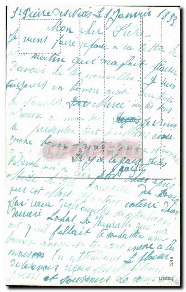 Fetes - Voeux - Bonne Annee - New Year - Horseshoe - four leaf clover - money - CPA — Rückseite