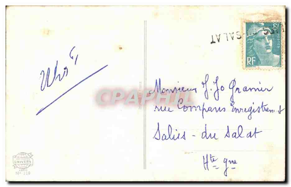 Fetes - Voeux - Poisson d Avril - April Fool - Fish serenade - CPA — Rückseite