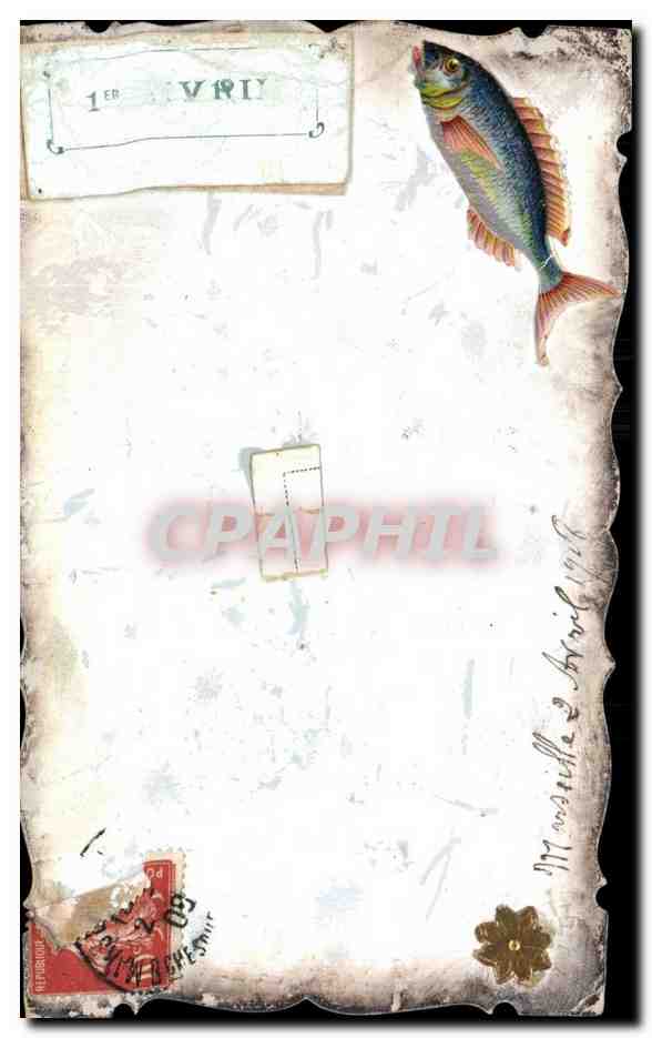 Fetes - Voeux - Poisson d Avril - April Fool - CPA