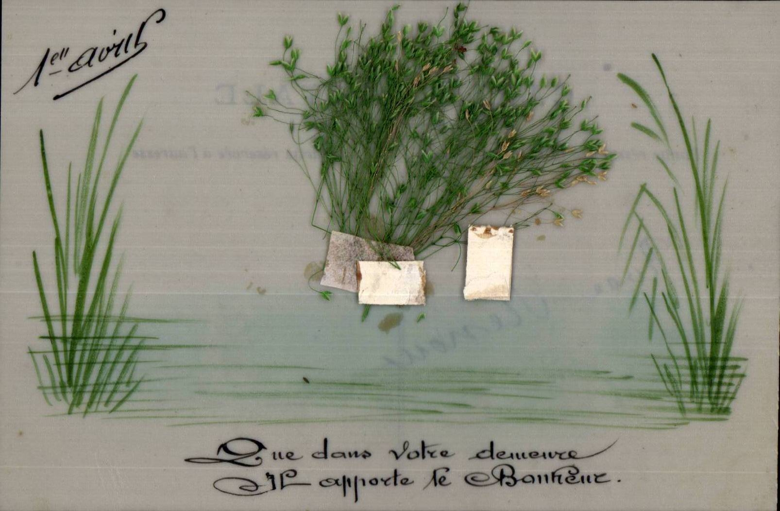 Fetes - Voeux - Poisson d Avril - April Fool - CPA