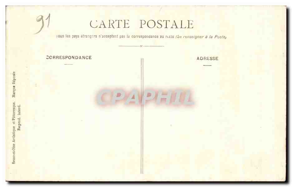 Lonpont - Maitre Autel en marbre blanc - CPA — Rückseite