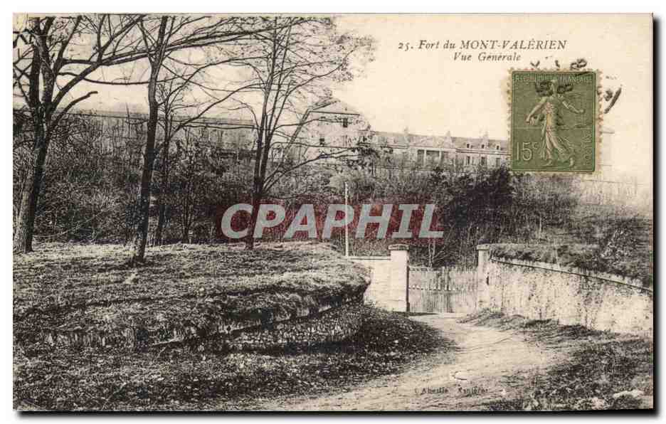 Fort du Mont Valerien - Vue Generale - CPA