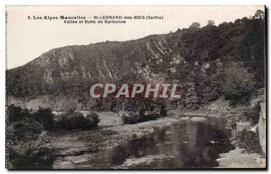 Les Alpes Mancelles — Vallée et Butte de Narbonne — St-LÉONARD-des-BOIS (Sarthe)