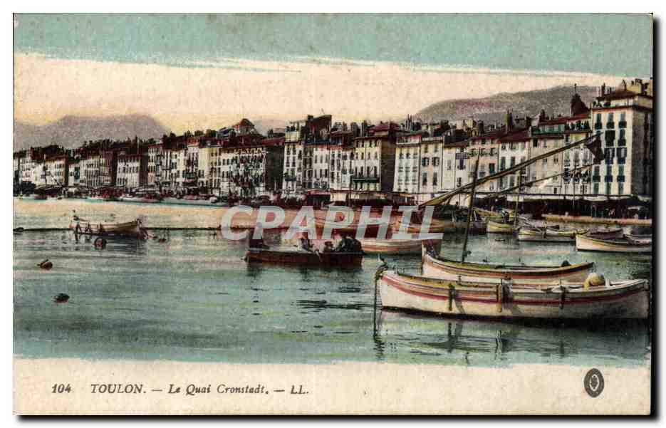 Toulon - Le Quai Cronstadt - CPA