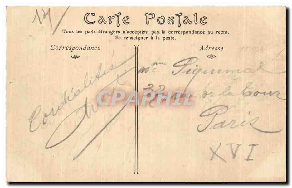 Luc sur Mer - Le Chateau - CPA — Verso