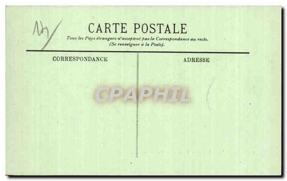 Trouville - La Plage et les Villas - CPA — Verso