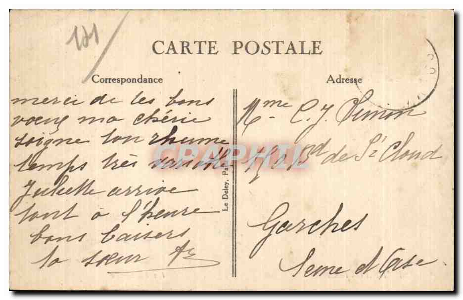 Deauville — La Potinière — G. E. Lebave, n° 433 — Back