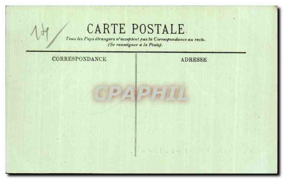 Trouville - La Plage et les Villas - CPA — Verso