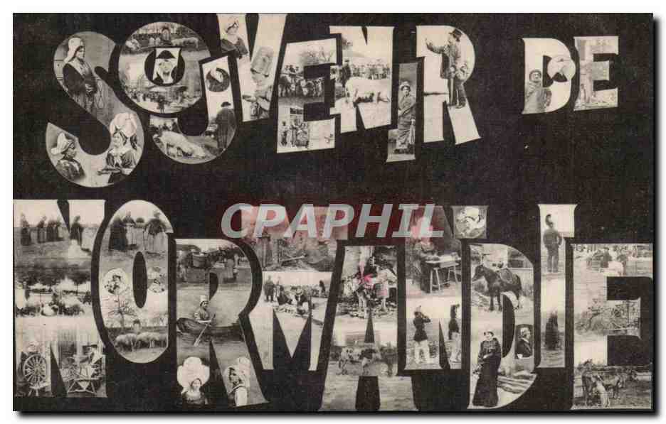 Souvenir de Normandie - CPA
