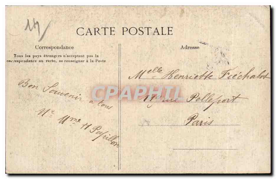 Souvenir de Normandie - CPA — Rückseite